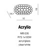 Nástěnné svítidlo Azzardo Acrylio MB-026 AZ0052