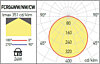 Zápustné LED svítidlo XFACE ROUND 3000K FCR04WW MWH