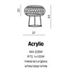 Stolní lampička Azzardo Acrylio table AZ1099