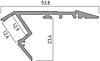 Hliníkový profil PRF150/200 pro montáž na schodiště 2m