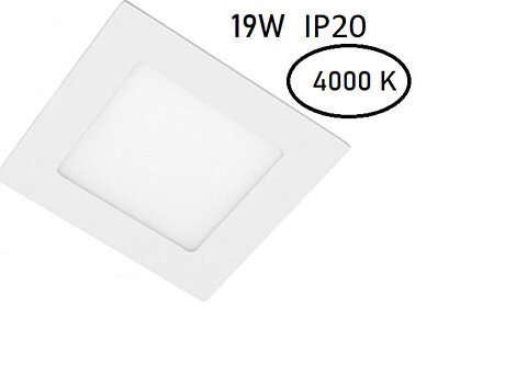 Vestavné 19W LED světlo Matis LD-MAW19W-NBP 4000K IP20