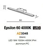 Nástěnné LED svítidlo Epsilon AZ3348 AZzardo, IP44