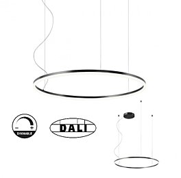 Stmívatelné závěsné LED svítidlo Orbit 01-1949-DALI 3000K Ø 80cm, Redo Group