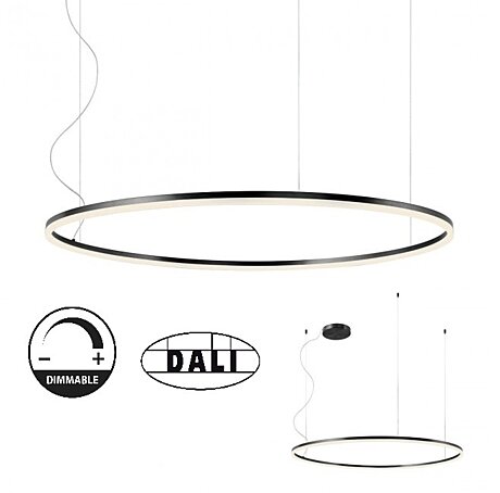 Stmívatelné závěsné LED svítidlo Orbit 01-1951-DALI 3000K Ø 120cm, Redo Group