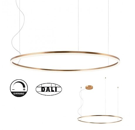 Stmívatelné závěsné LED svítidlo Orbit 01-1717-DALI 3000K Ø 120cm, Redo Group