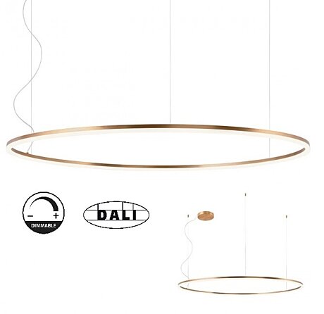 Stmívatelné závěsné LED svítidlo Orbit 01-1719-DALI 3000K Ø 150cm, Redo Group