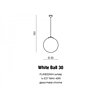 Závěsné svítidlo Azzardo White Ball 30 AZ2516 (white) ve tvaru koule