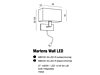 Nástěnné svítidlo Azzardo Martens Wall LED AZ1558 (black/chrome)