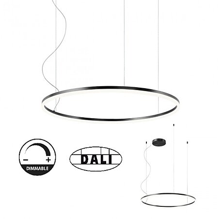 Stmívatelné závěsné LED svítidlo Orbit 01-1962-DALI 4000K Ø 80cm, Redo Group