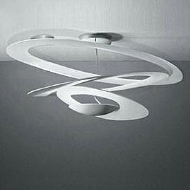 Italské stropní světlo Artemide Pirce LED ceiling bílé pr.97cm