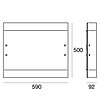 Italské světlo Mille-SB LED 7854 Linea light