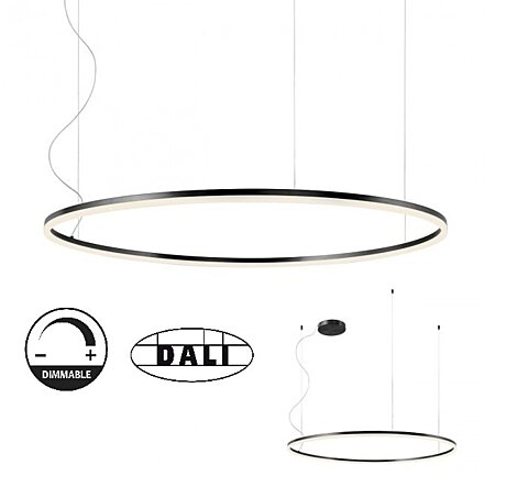 Stmívatelné závěsné LED svítidlo Orbit 01-1964-DALI 4000K Ø 120cm, Redo Group