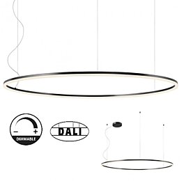 Stmívatelné závěsné LED svítidlo Orbit 01-1965-DALI 4000K Ø 150cm, Redo Group