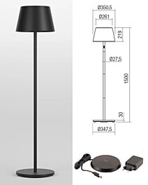 Stmívatelná lampa 90440 Teseo Redo group 2700K, 3000K, 4000K RGB