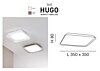 Stropní LED svítidlo 3645-65-102 35x35 HUGO Fabas