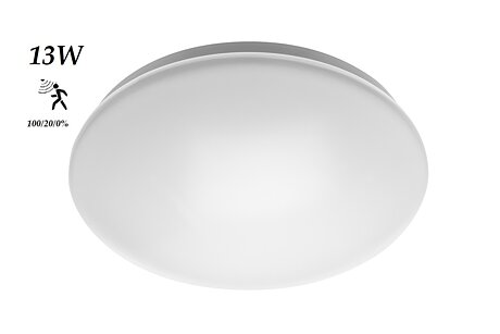 Stropní svítidlo WENUS LD-WENUSD13-LED 13W IP44 IK06 poh. senzor, GTV