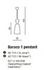 Závěsné svítidlo Azzardo Baroco 1 pendant AZ0307