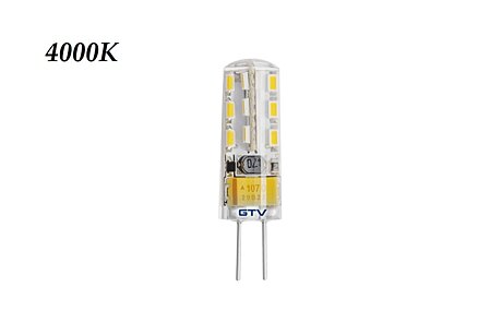 LED žárovka LD-G4SI15-45 G4 2W 4000K 140lm, GTV