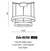 Závěsné LED svítidlo Zola 80/60 AZ_1295