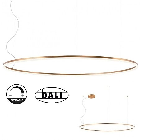 Stmívatelné závěsné LED svítidlo Orbit 01-1921-DALI 4000K Ø 150cm, Redo Group