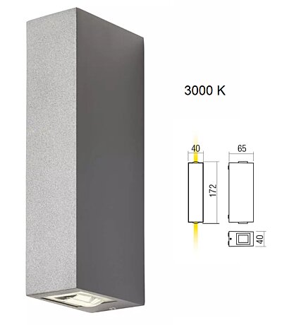 Venkovní světlo Ace 90421 Redo Group 3000K IP54