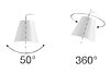 Stolní lampa Conus LED 7284 – bílá