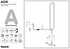 Stmívatelná stojací LED lampa 01-3062 3000K