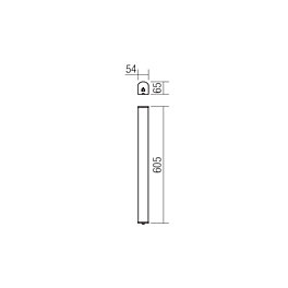 Montažní list Nástěnné svítidlo MARKER AP 10W LED CH (5F)